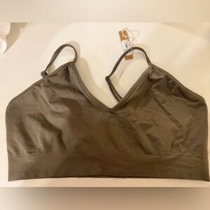 SKIMS Olive Bralette 4X